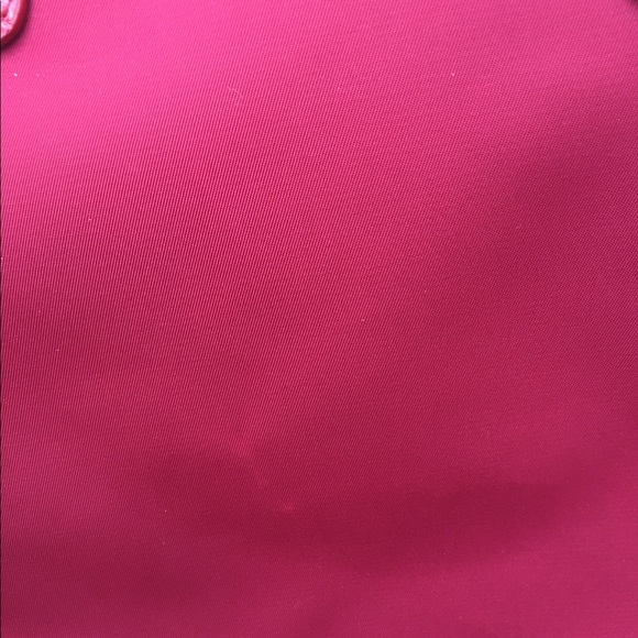 Cherry red  canvas ,Structured handle nylon  vintage nylon  vintage shoulder bag - Picture 4 of 16